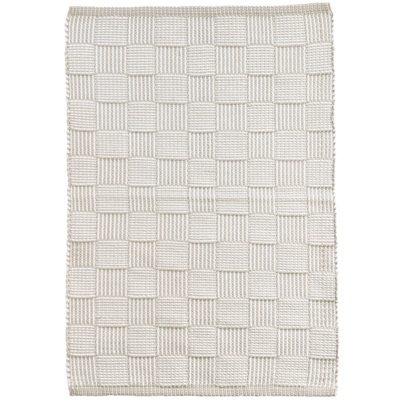 Dash and Albert Rugs ber Handmade Flatweave Polypropylene Ivory